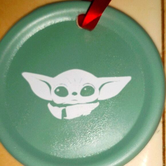 Hand Crafted Christmas Ornament Alien Metal - Picture 2 of 11